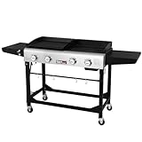 Royal Gourmet GD401 Portable Propane Gas Grill and Griddle Combo...