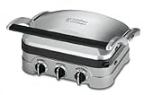 Cuisinart 5 In 1 Griddler with Panini Press, Full Grill and Half...