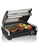Hamilton Beach Electric Indoor Searing Grill with Viewing Window...