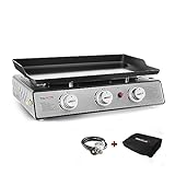 Royal Gourmet PD1301S Portable 24-Inch 3-Burner Table Top Gas...