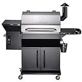 Z GRILLS 1000E Wood Pellet Grill Smoker with Ash Clean System for...