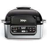 Ninja AG301 Foodi 5-in-1 Indoor Electric Grill with Air Fry,...