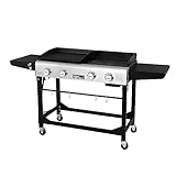 Royal Gourmet GD401 Portable Propane Gas Grill and Griddle Combo...