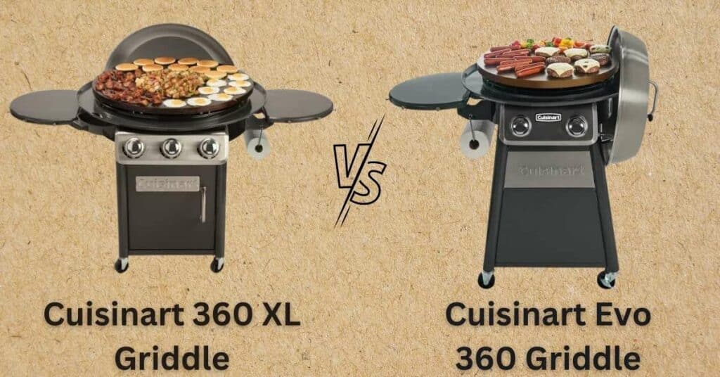 Cuisinart 360 XL Griddle VS Evo
