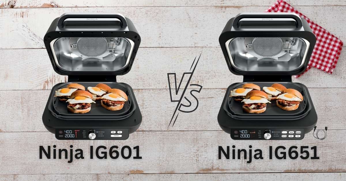 Ninja Dg551 Vs Ig651 Foodi Smart Grill Comparison: Which grill is the  better match for your style?