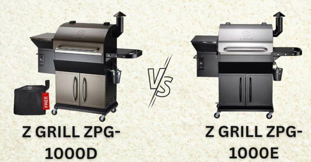 Z GRILL ZPG-1000D vs 1000E